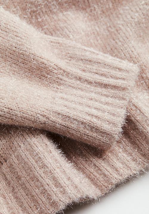 H&M - Glittery dress - powder pink