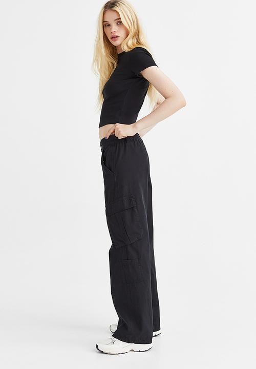H&M - Fitted top - black/skull