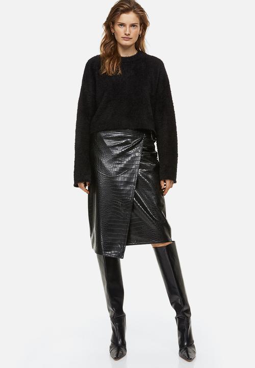 H&M - Fluffy jumper - black