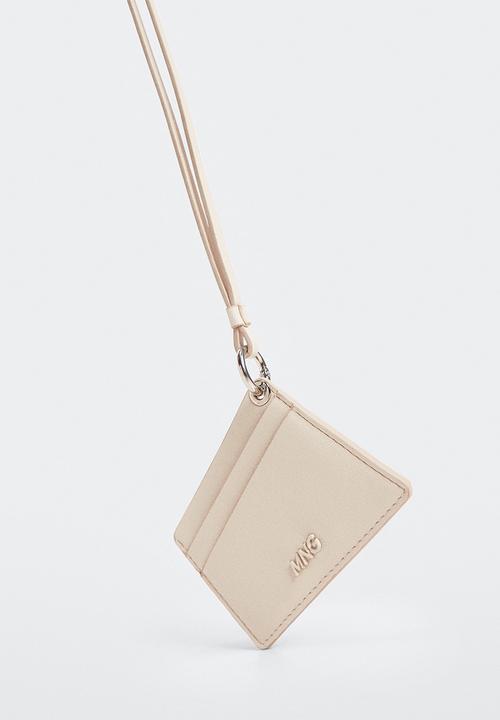 MANGO - Card holder g-trap - off white