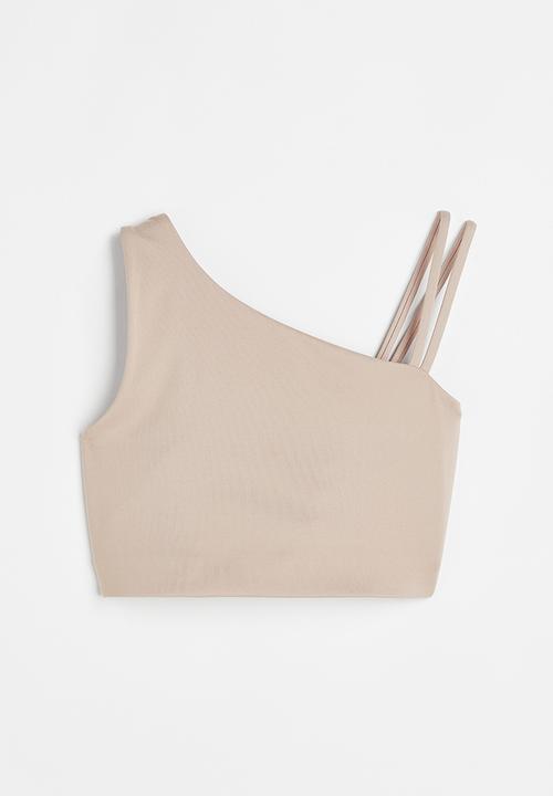 H&M - Drymove™ light support sports bra - light beige