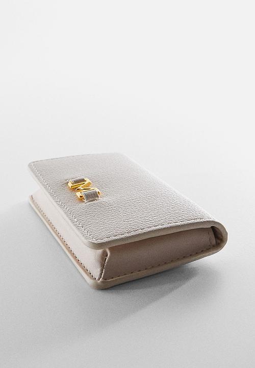 MANGO - Wallet malva - white