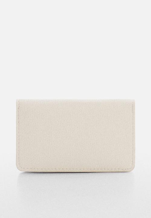 MANGO - Wallet malva - white