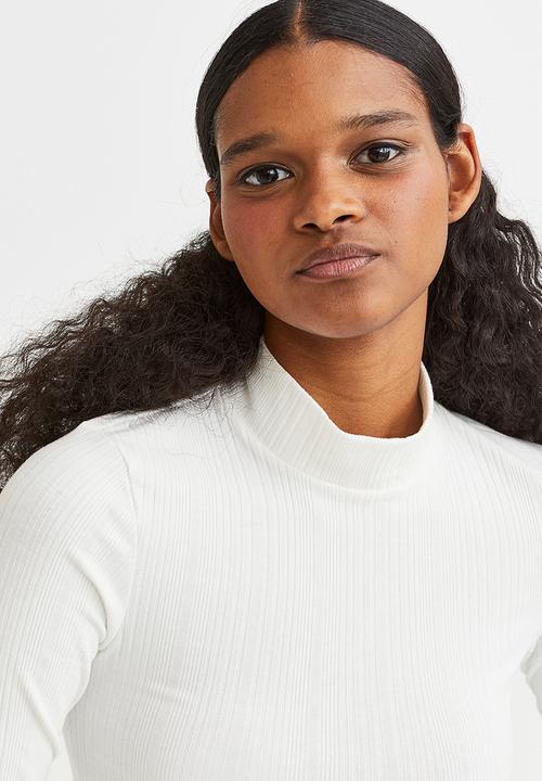 H&M - Long-sleeved top - white
