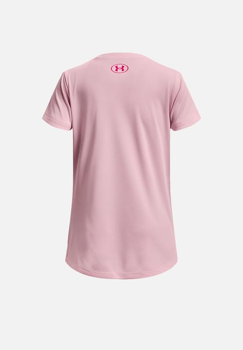 Under Armour - Tech solid print fill short sleeve tee - pink