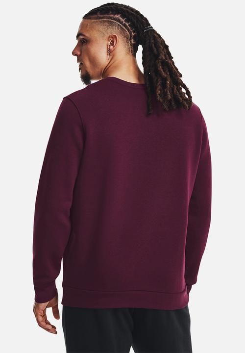 Under Armour - Ua essential fleece crew - purple stone