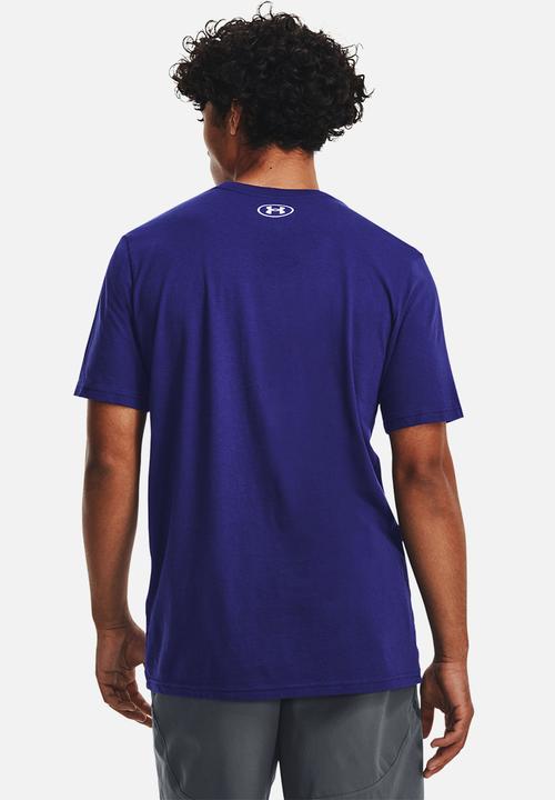Under Armour - Ua camo chest stripe short sleeve - sonar blue