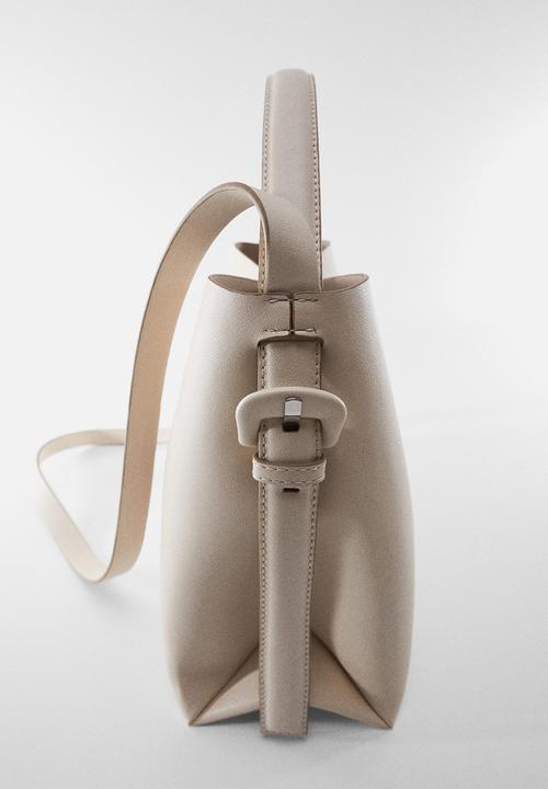 MANGO - Bag luciam - off white 