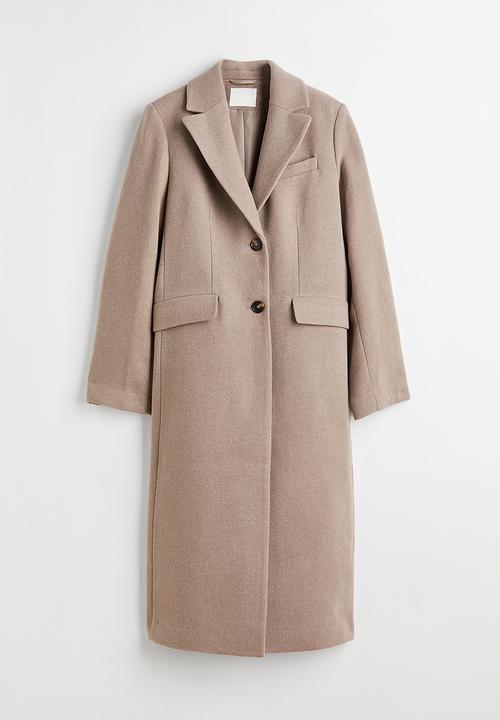 H&M - Single-breasted coat - beige