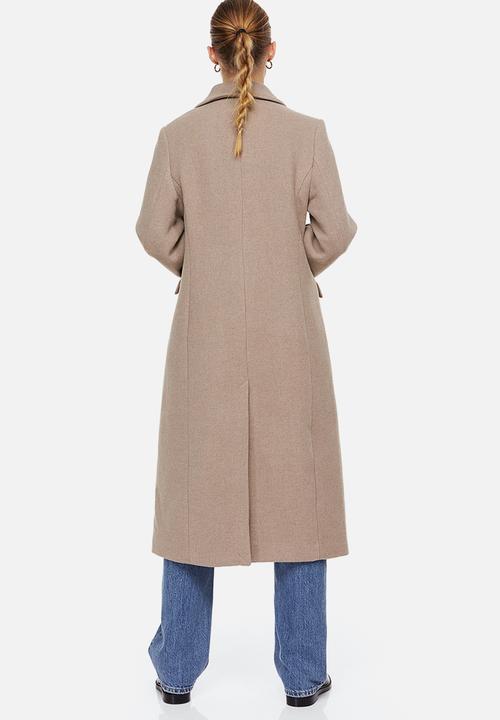 H&M - Single-breasted coat - beige