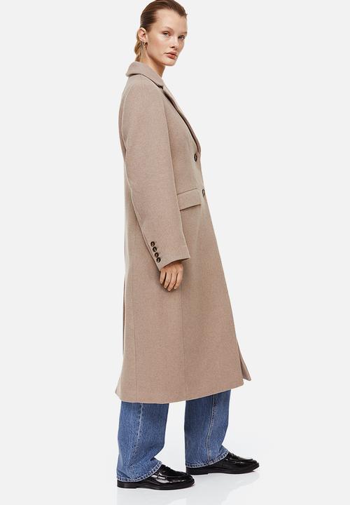 H&M - Single-breasted coat - beige