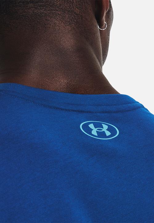 Under Armour - Ua project rock training short sleeve - blue mirage