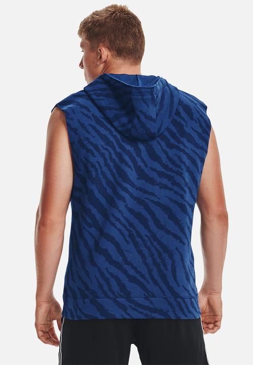 Under Armour - Project rock rival sleeveless full-zip - blue mirage