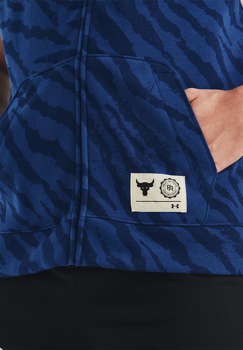 Under Armour - Project rock rival sleeveless full-zip - blue mirage