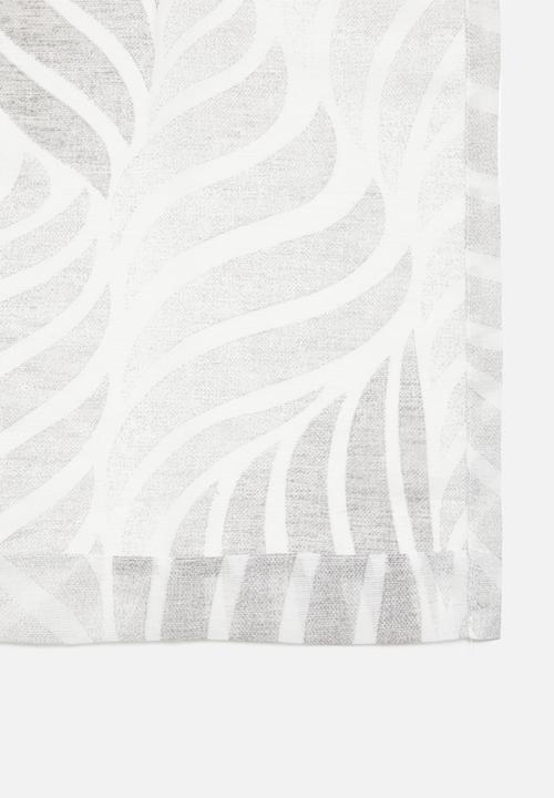 Design Collection - Fern sheer eyelet curtain - grey
