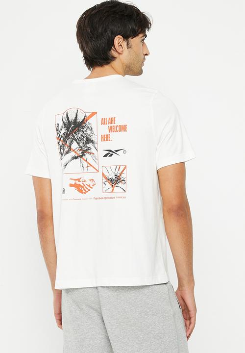 Reebok - Bb basketball ct short sleeve tee - white