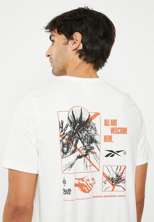 Reebok - Bb basketball ct short sleeve tee - white
