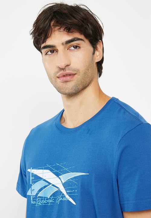Reebok - Gs track vector short sleeve - blue