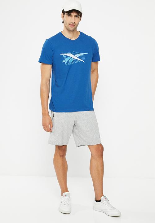Reebok - Gs track vector short sleeve - blue