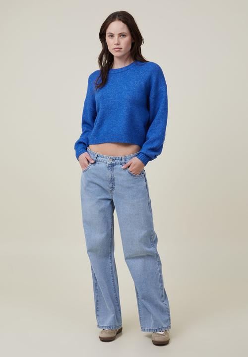 Cotton On - Blondie crew pullover - rich blue
