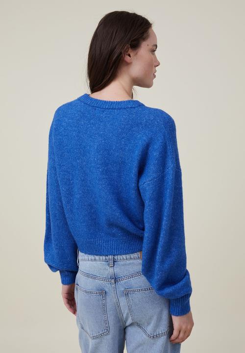 Cotton On - Blondie crew pullover - rich blue