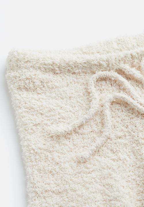 H&M - Fluffy joggers - light beige