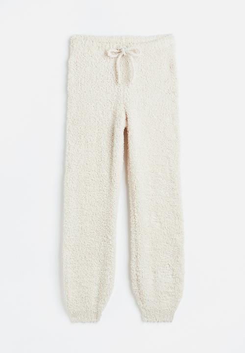 H&M - Fluffy joggers - light beige