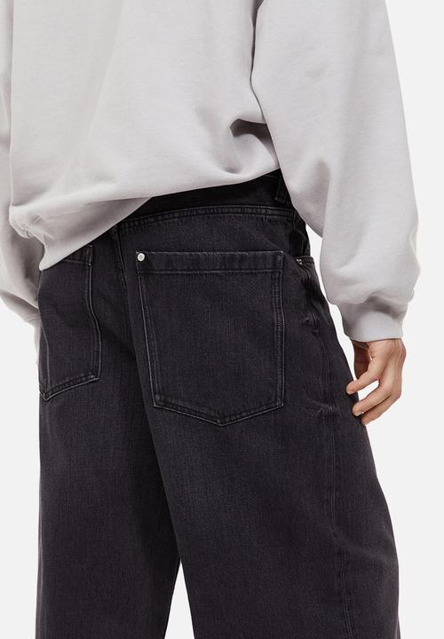 H&M - Baggy jeans - black