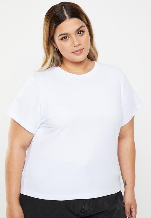 Cotton On - Curve 91 short sleeve tee - white