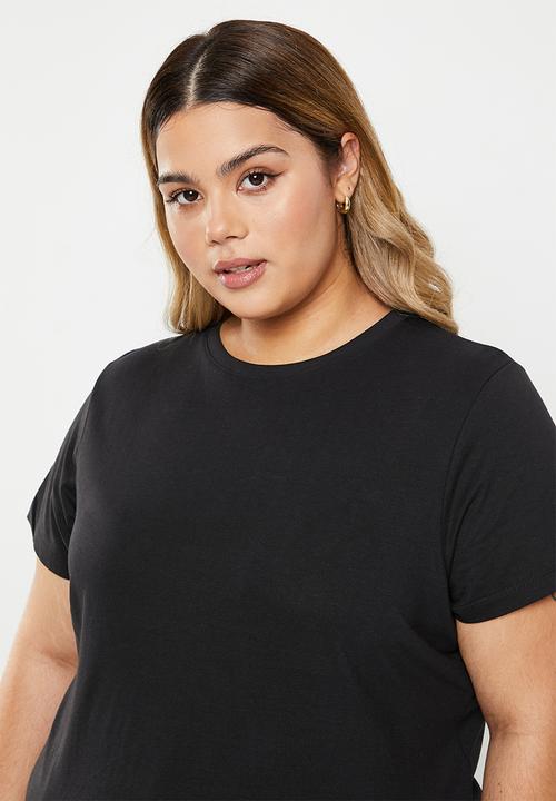 Cotton On - Curve 91 short sleeve tee - black