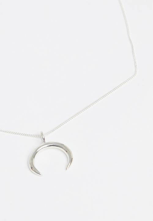 Matter of Fakt - Crescent pendant chain - sterling silver