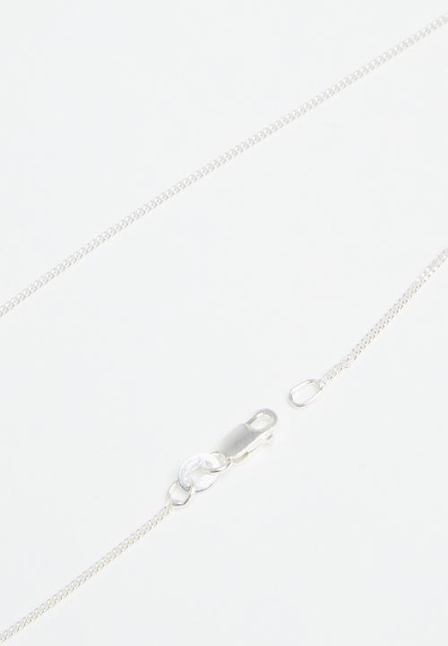 Matter of Fakt - M initial pendant chain - silver