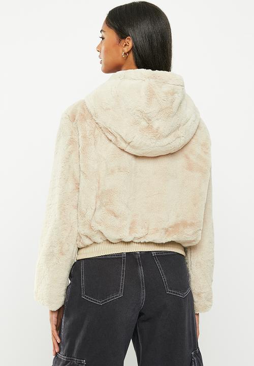 dailyfriday - Fur jacket - tan