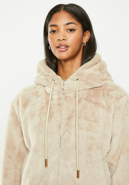 dailyfriday - Fur jacket - tan
