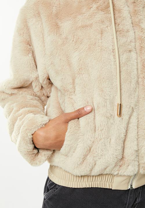 dailyfriday - Fur jacket - tan