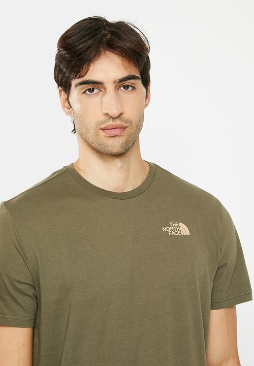 The North Face - Short sleeve redbox celebration tee - new taupe green-khaki stone