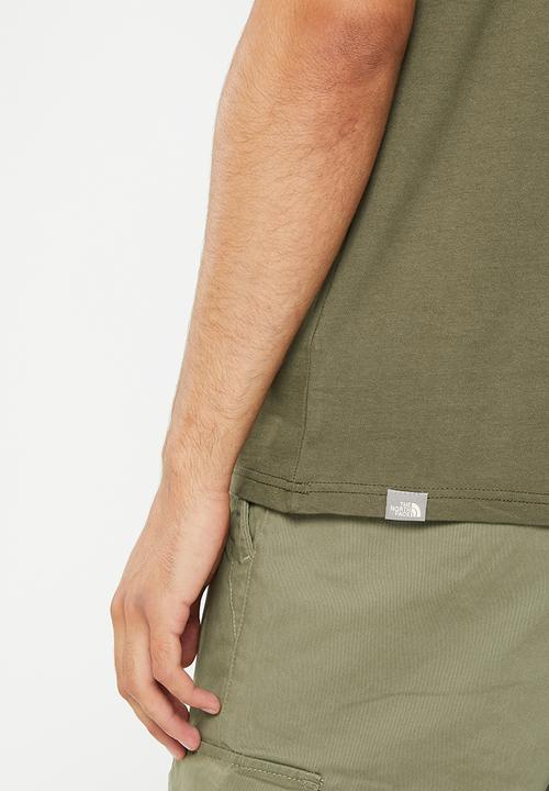 The North Face - Short sleeve redbox celebration tee - new taupe green-khaki stone