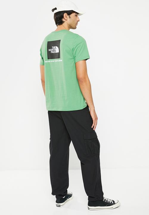 The North Face - Short sleeve redbox tee - eu - deep grass green (n11)