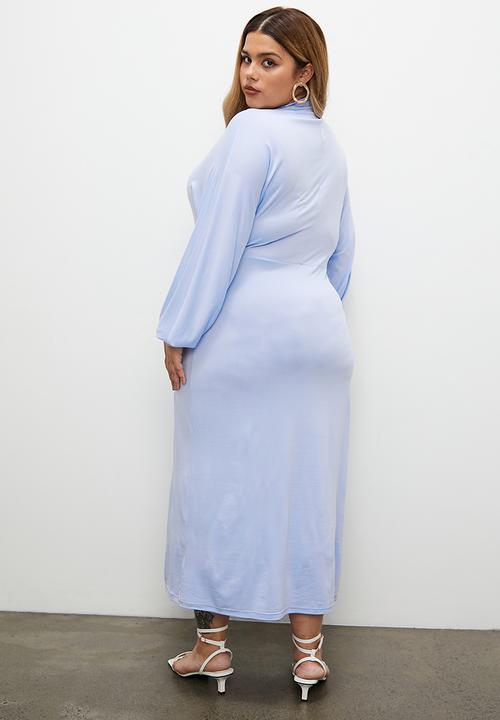 Superbalist - Dolman sleeve midi dress - powder blue
