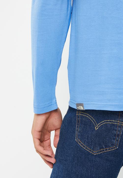 The North Face - Long sleeve easy tee - eu - super sonic blue (lv6)