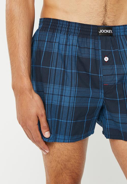 Jockey - 2 pk woven boxer - multi blues