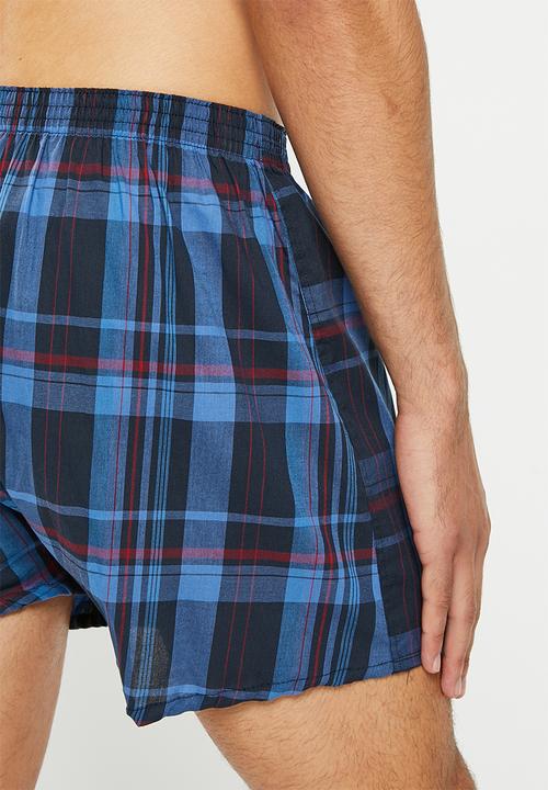 Jockey - 2 pk woven boxer - multi blues