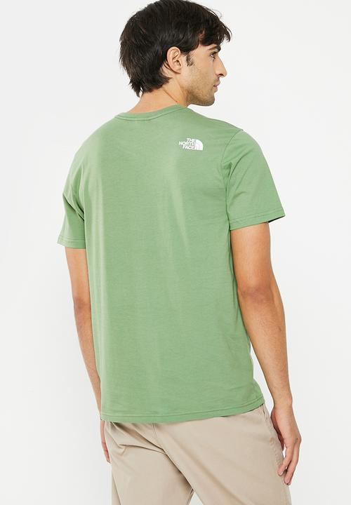 The North Face - Short sleeve never stop exploring tee - deep grass green (n11)