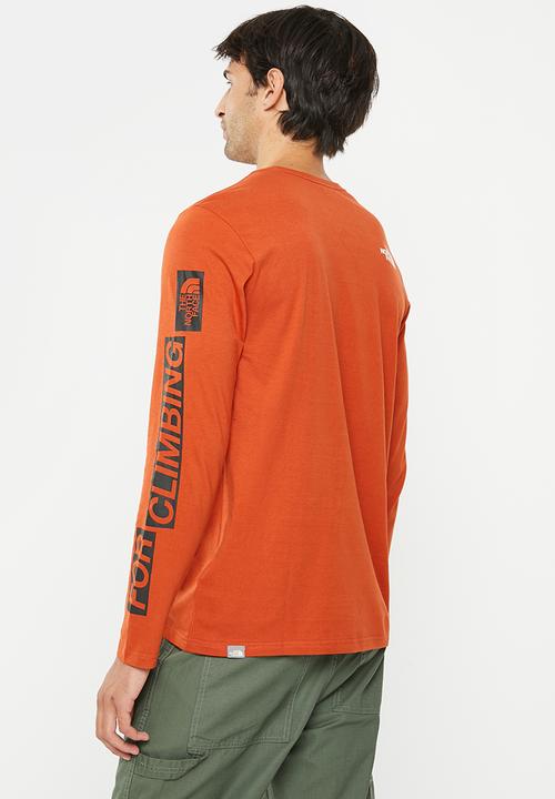 The North Face - Outdoor long sleeve graphic tee - rusted bronze (lv4)