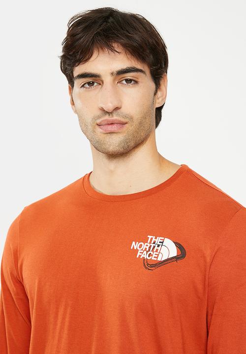 The North Face - Outdoor long sleeve graphic tee - rusted bronze (lv4)