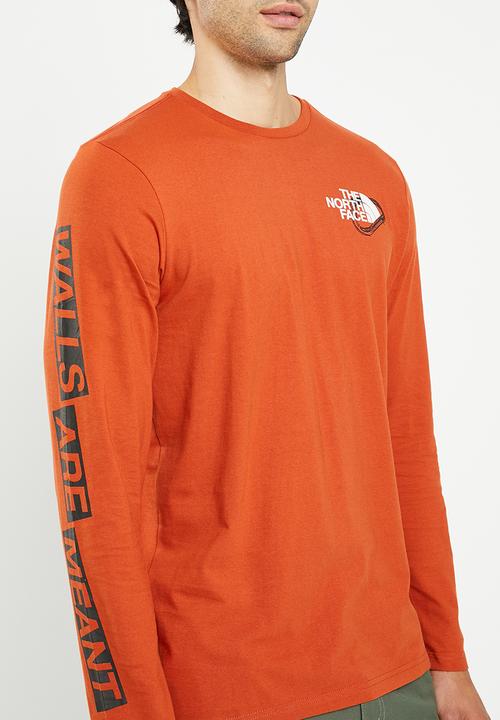 The North Face - Outdoor long sleeve graphic tee - rusted bronze (lv4)