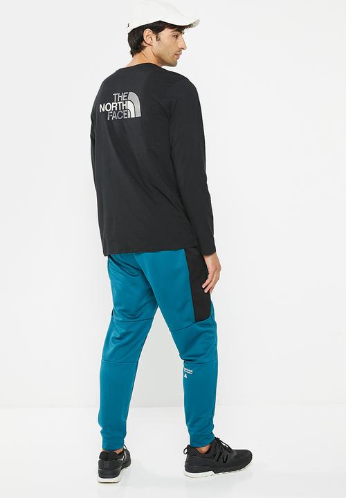The North Face - Long sleeve easy tee - eu - tnf black-zinc grey (kz2)