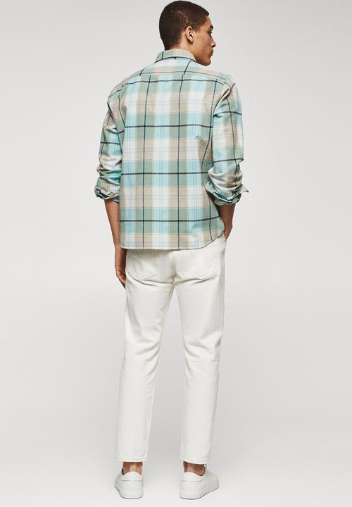 MANGO - Shirt zahara - turquoise