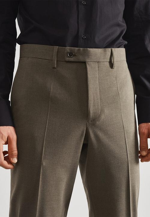 MANGO - Trousers jude - dark grey