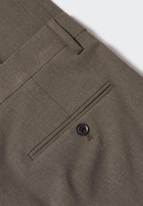 MANGO - Trousers jude - dark grey
